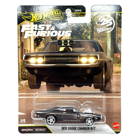Hot Wheels Premium Fast & Furious 1970 Dodge Charger R/T 1:64 Diecast