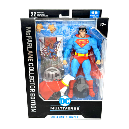 McFarlane DC Multiverse Return of Superman Superman & Krypto Action Figure