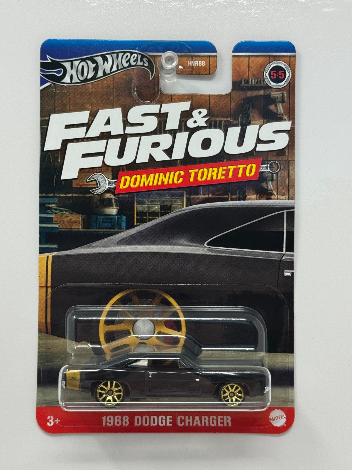 Hot Wheels Fast & Furious Dominic Toretto 1968 Dodge Charger 1:64 Diecast