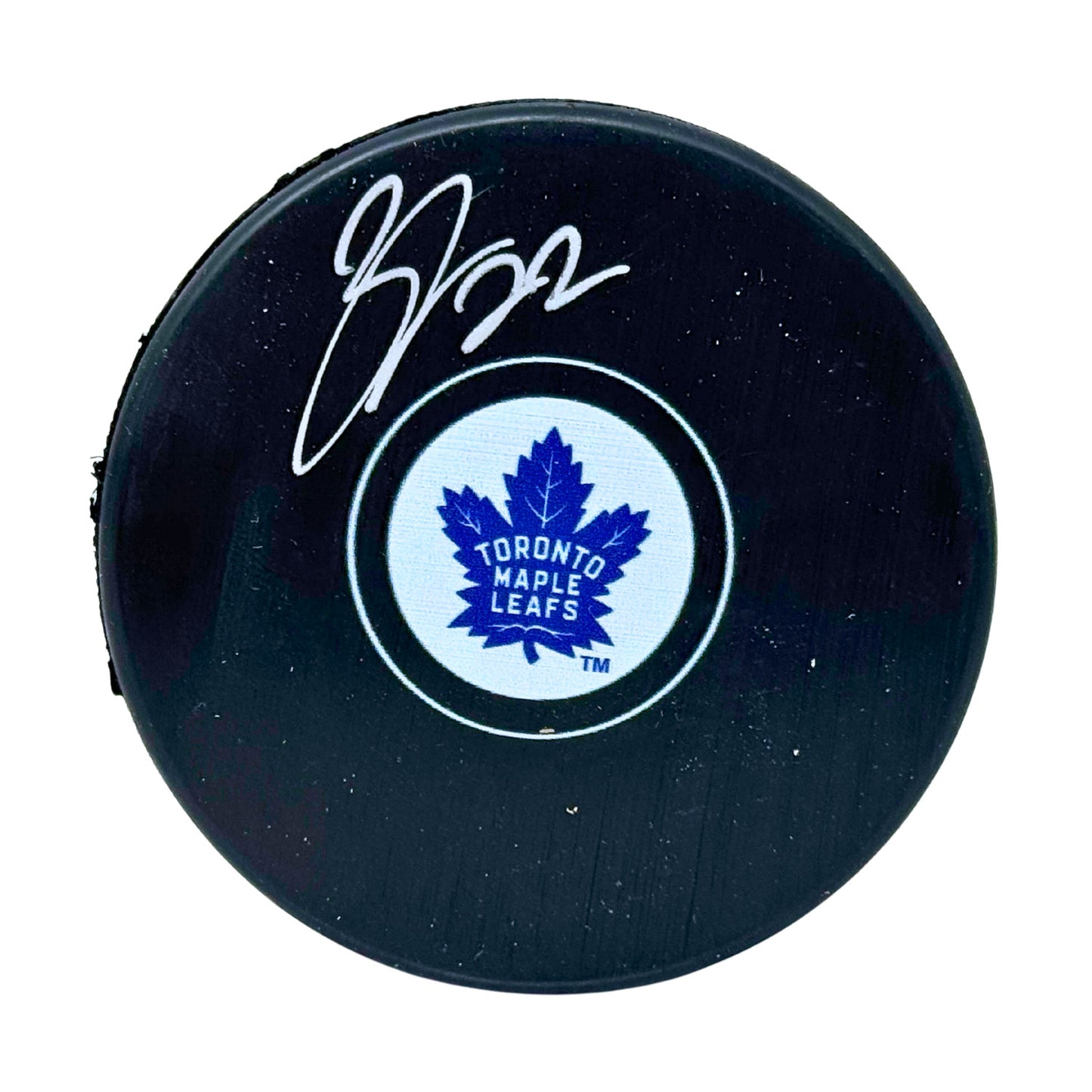 Nikita Zaitsev Toronto Maple Leafs Signed NHL Autograph Puck Silver Auto