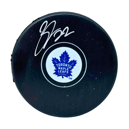 Nikita Zaitsev Toronto Maple Leafs Signed NHL Autograph Puck Silver Auto