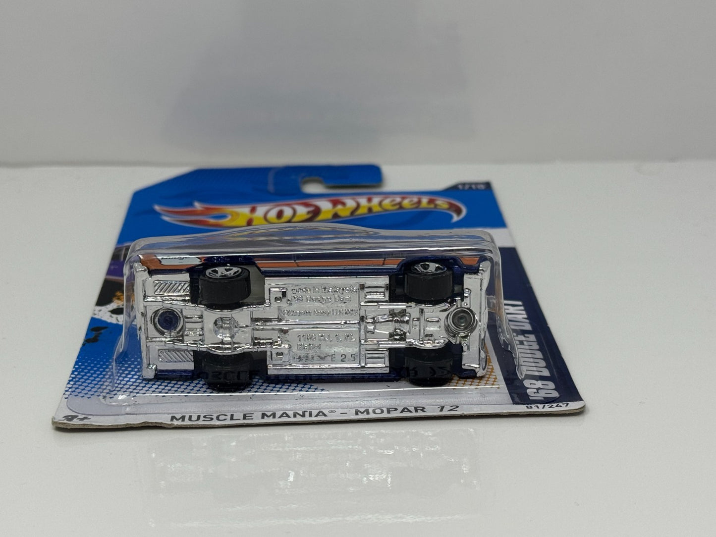 Hot Wheels Muscle Mania Mopar '12 1968 Dodge Dart 1:64 Diecast Purple