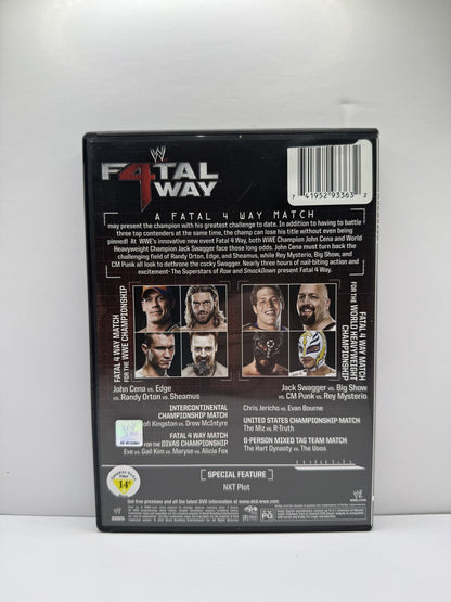 WWE Fatal 4-Way 2010 (DVD) WWE Wrestling