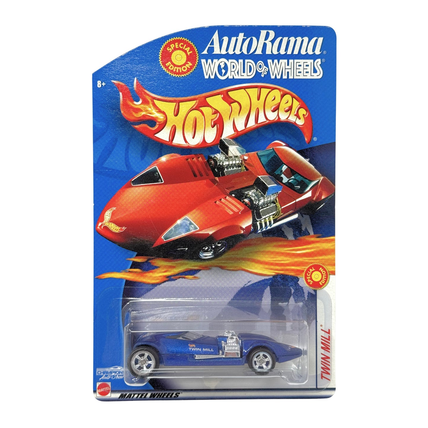 Hot Wheels AutoRama World of Wheels Twin Mill II Blue 1:64 Diecast