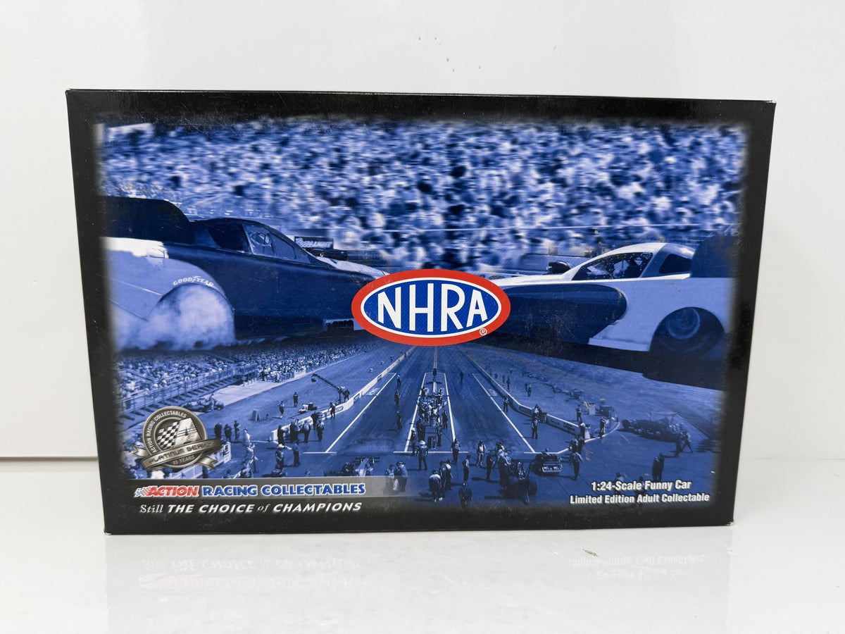 Action NHRA John Force Castrol 2008 Mustang Carbon Fiber 1:24 Diecast