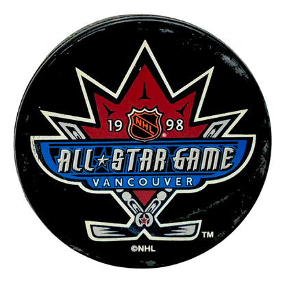 1998 NHL All-Star Game Vancouver Souvenir Hockey Puck