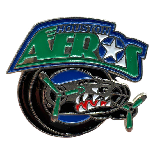 Houston Aeros AHL Hockey Team Logo Lapel Pin UDT1