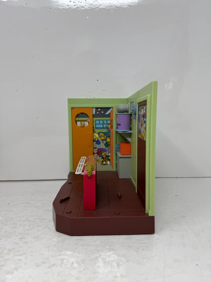 Simpsons World of Springfield Cafeteria Lunchlady Doris School Playmates Playset