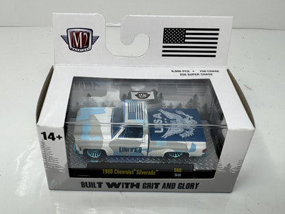 M2 Machines Built With Grit & Glory 1980 Chevrolet Silverado CHASE 1:64 Diecast