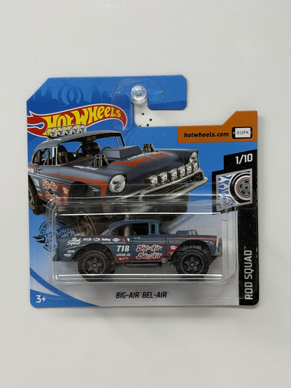 Hot Wheels Rod Squad Big-Air Bel-Air Gray 1:64 Diecast Short Card