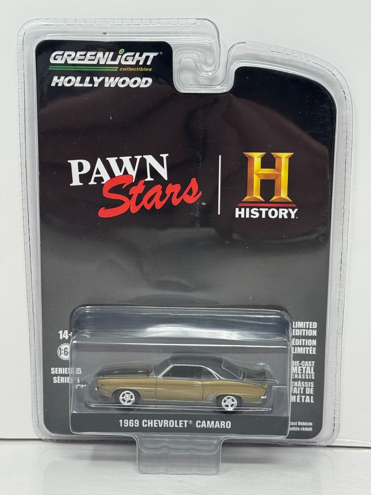 Greenlight Hollywood Pawn Stars 1969 Chevrolet Camaro 1:64 Diecast