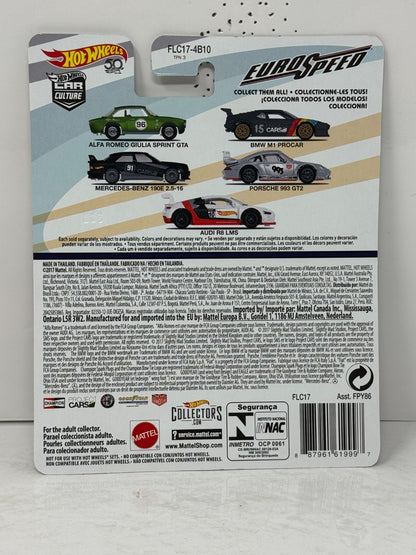 Hot Wheels Euro Speed Porsche 993 GT2 Real Riders 1:64 Diecast