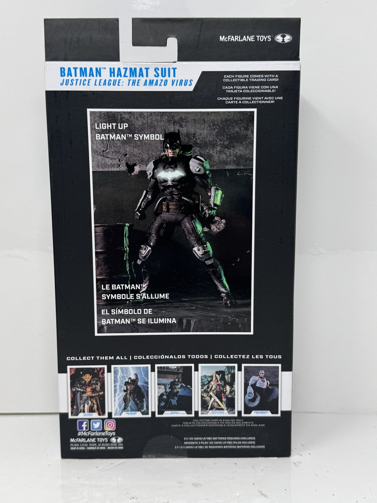 McFarlane DC Multiverse Batman Hazmat Suit Gold Label Light-Up Figure