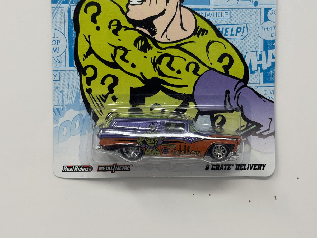 Hot Wheels DC Comics Originals Riddler 8 Crate Delivery 1:64 Diecast Real Riders