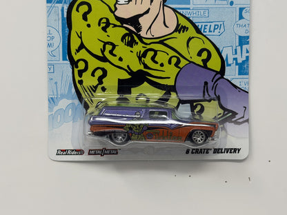 Hot Wheels DC Comics Originals Riddler 8 Crate Delivery 1:64 Diecast Real Riders