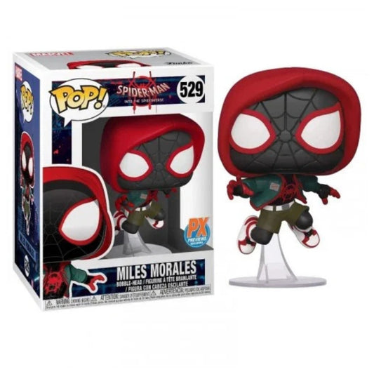 Funko Pop! Spider-Man Into Spiderverse #529 Mile Morales PX Previews Bobble-Head