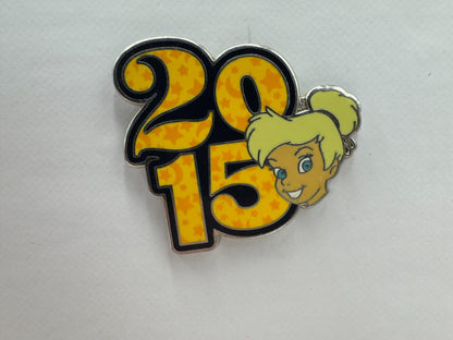 Disney Parks 2015 Dated Booster Tinker Bell Trading Pin DC2S12