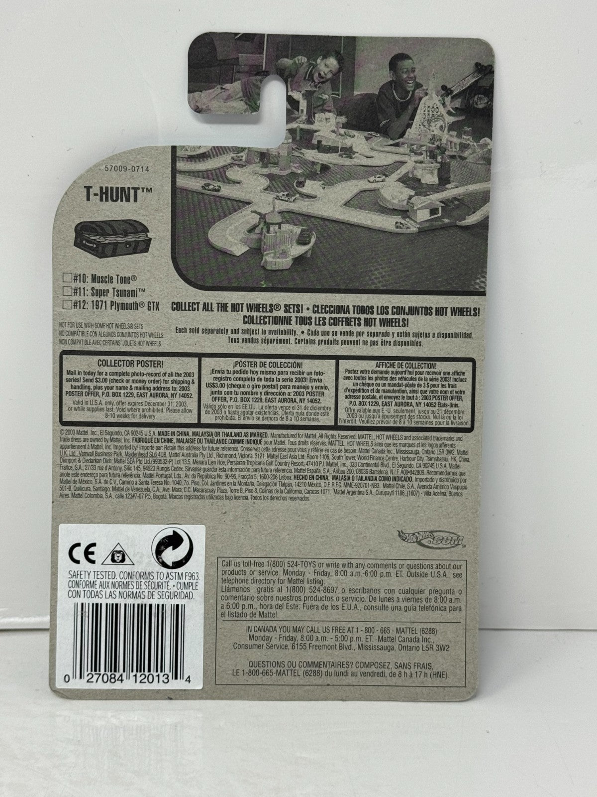 Hot Wheels Treasure Hunt Muscle Tone Real Riders 1:64 Diecast