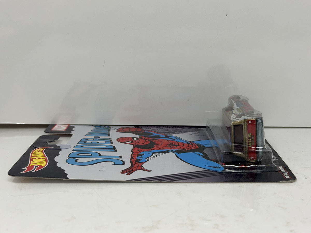 Hot Wheels Marvel Spider-Man 1964 Chevy Nova Delivery 1:64 Diecast Real Riders