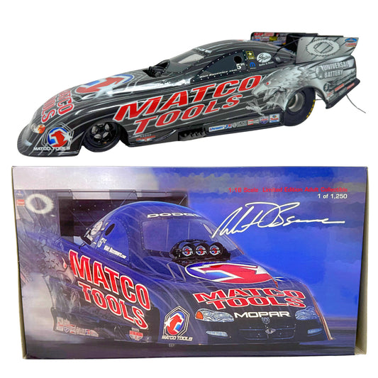 Milestone Whit Bazemore NHRA Matco Tools Iron Black Dodge Funny Car 1:16 Scale