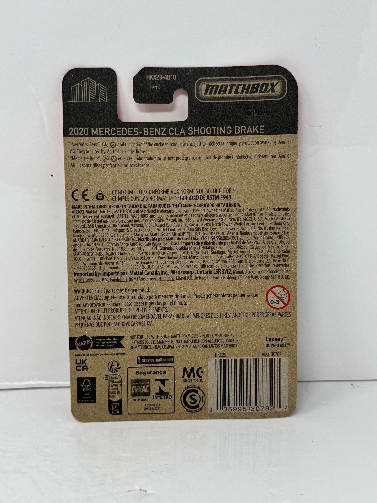 Matchbox Super Chase 2020 Mercedes-Benz CLA 1:64 Diecast