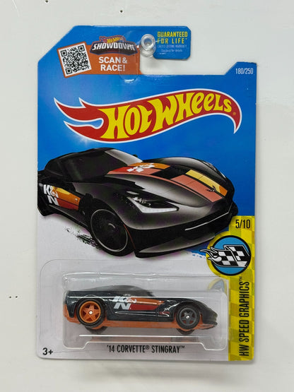 Hot Wheels Super Treasure Hunt 2014 Corvette Stingray 1:64 Diecast