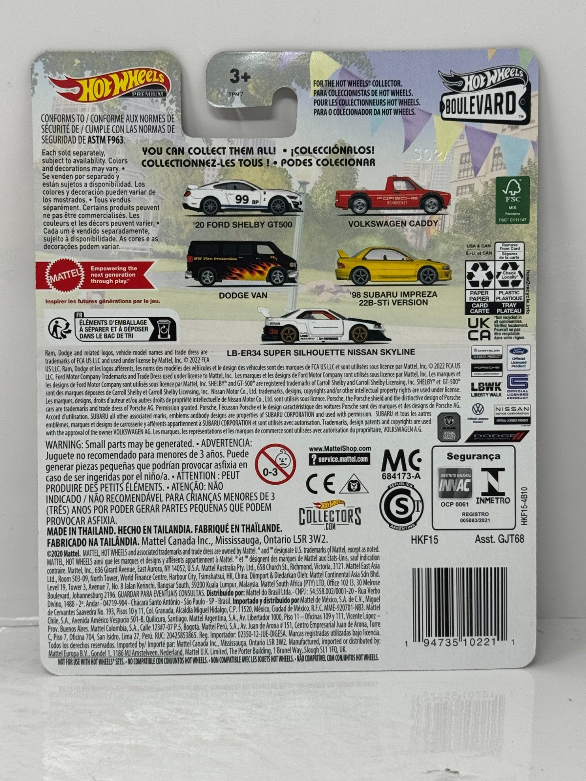 Hot Wheels Premium Boulevard #68 Dodge Van 1:64 Diecast