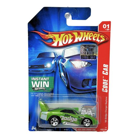 Hot Wheels Code Car 1969 Dodge Charger Daytona 1:64 Diecast Factory Sealed