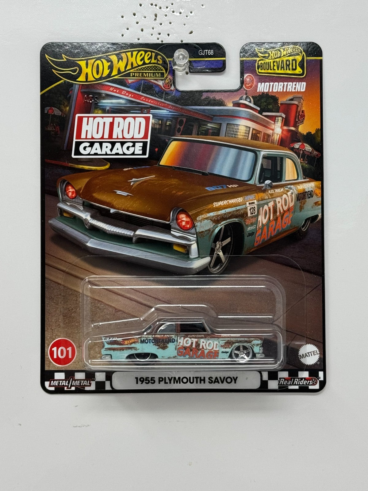 Hot Wheels Premium Boulevard #101 1955 Plymouth Savoy 1:64 Diecast