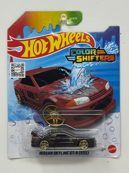 Hot Wheels Color Shifters Nissan Skyline GT-R (R32) 1:64 Diecast