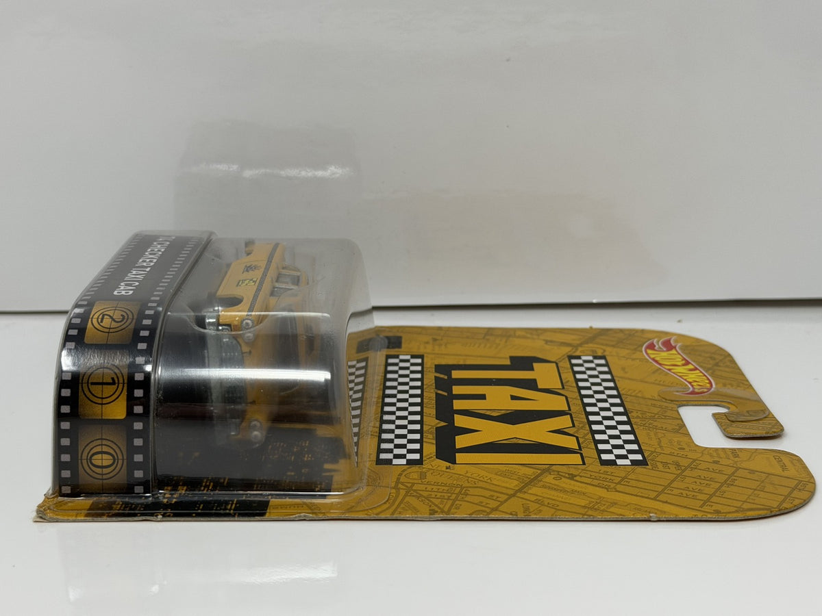 Hot Wheels Retro Entertainment Taxi 1974 Checker Taxi Cab 1:64 Diecast Yellow