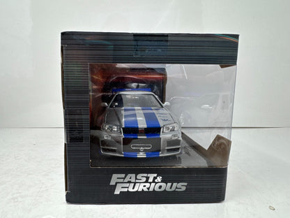 Jada Fast & Furious Brian's Nissan Skyline GT-R (R34) 1:24 Diecast Silver