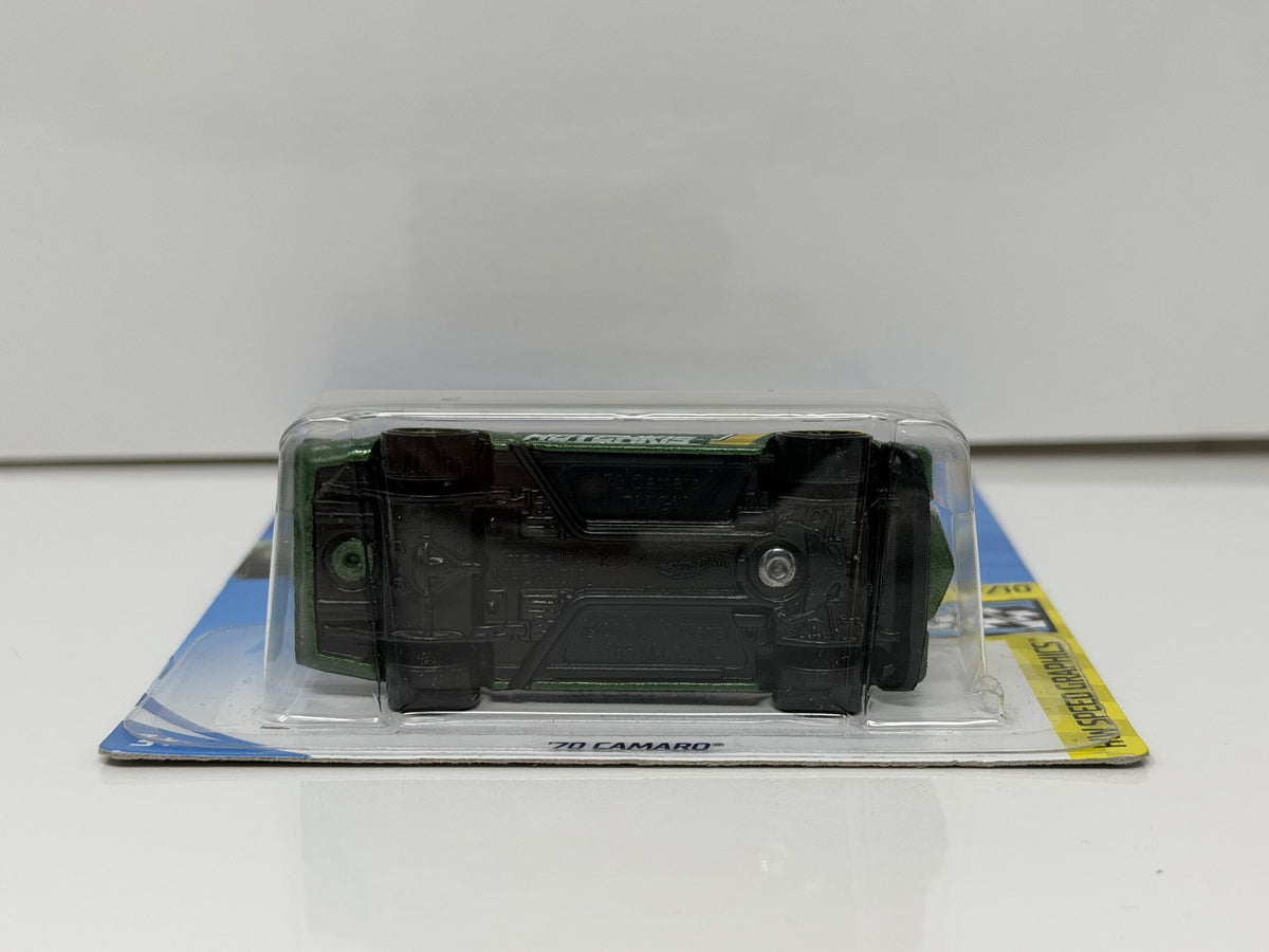 Hot Wheels HW Speed Graphics 1970 Chevrolet Camaro 1:64 Diecast Green