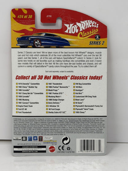 Hot Wheels Classics Series 2 Hot Bird Spectraflame 1:64 Diecast Dark Blue