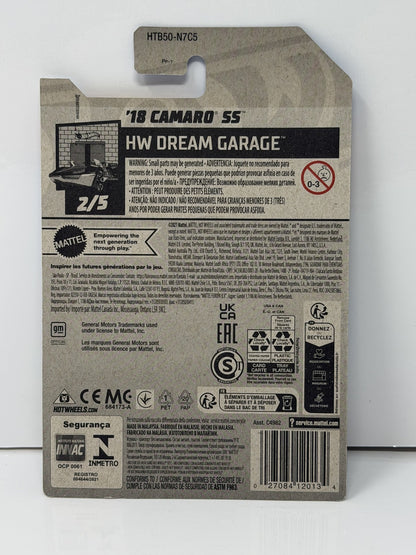 Hot Wheels HW Dream Garage 2018 Chevrolet Camaro SS 1:64 Diecast Black