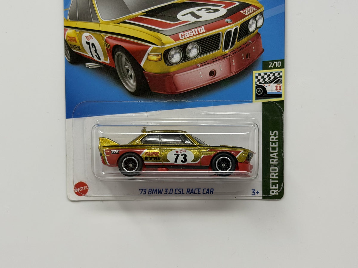 Hot Wheels Super Treasure Hunt 1973 BMW 3.0 CSL Retro Racers 1:64 Diecast STH