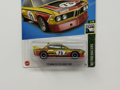 Hot Wheels Super Treasure Hunt 1973 BMW 3.0 CSL Retro Racers 1:64 Diecast STH