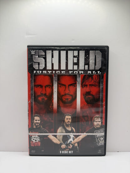 WWE The Shield Justice for All 3-Disc DVD Roman Reigns Seth Rollins Wrestling