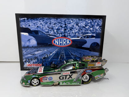 Action NHRA Ashley Force Castrol 2010 Ford Mustang Color Chrome 1:24 Diecast