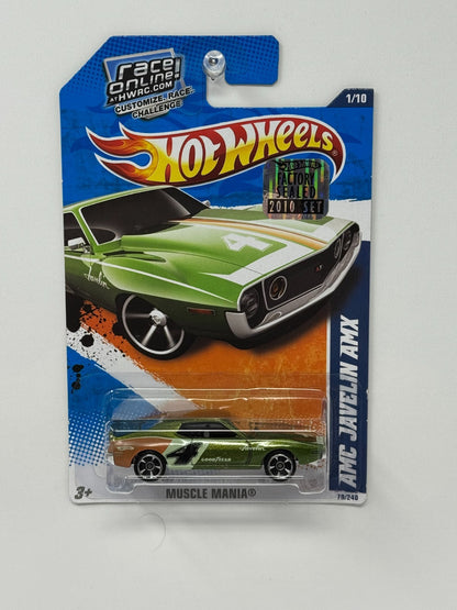 Hot Wheels Muscle Mania AMC Javelin AMX 1:64 Diecast Factory Sealed