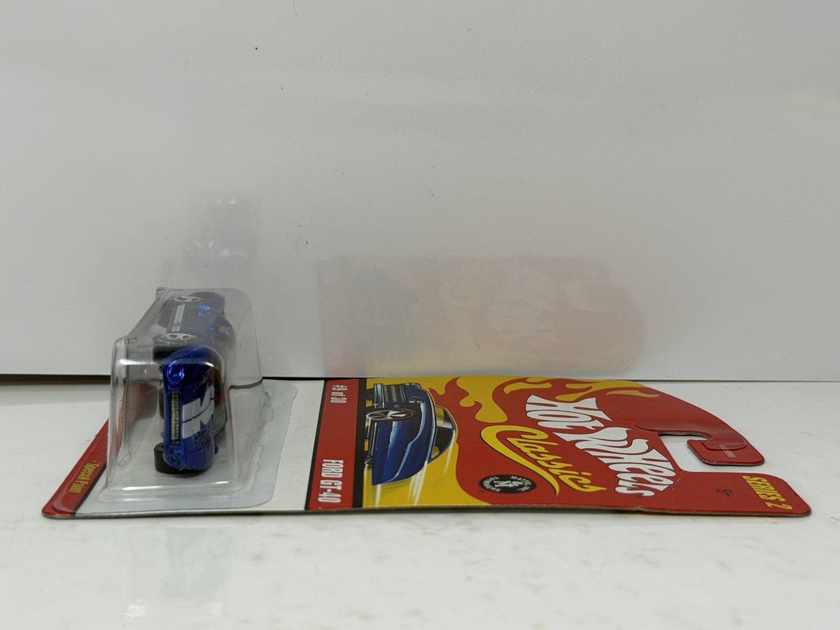 Hot Wheels Classics Series 2 Ford GT-40 Spectraflame 1:64 Diecast Blue