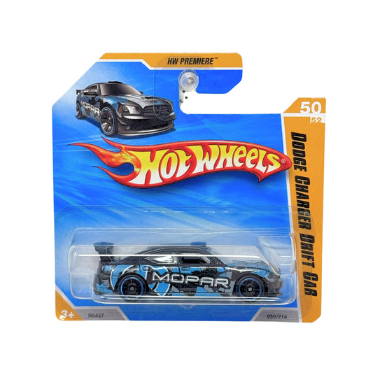 Hot Wheels Premiere Dodge Charger Drift Car 1:64 Diecast Short Card