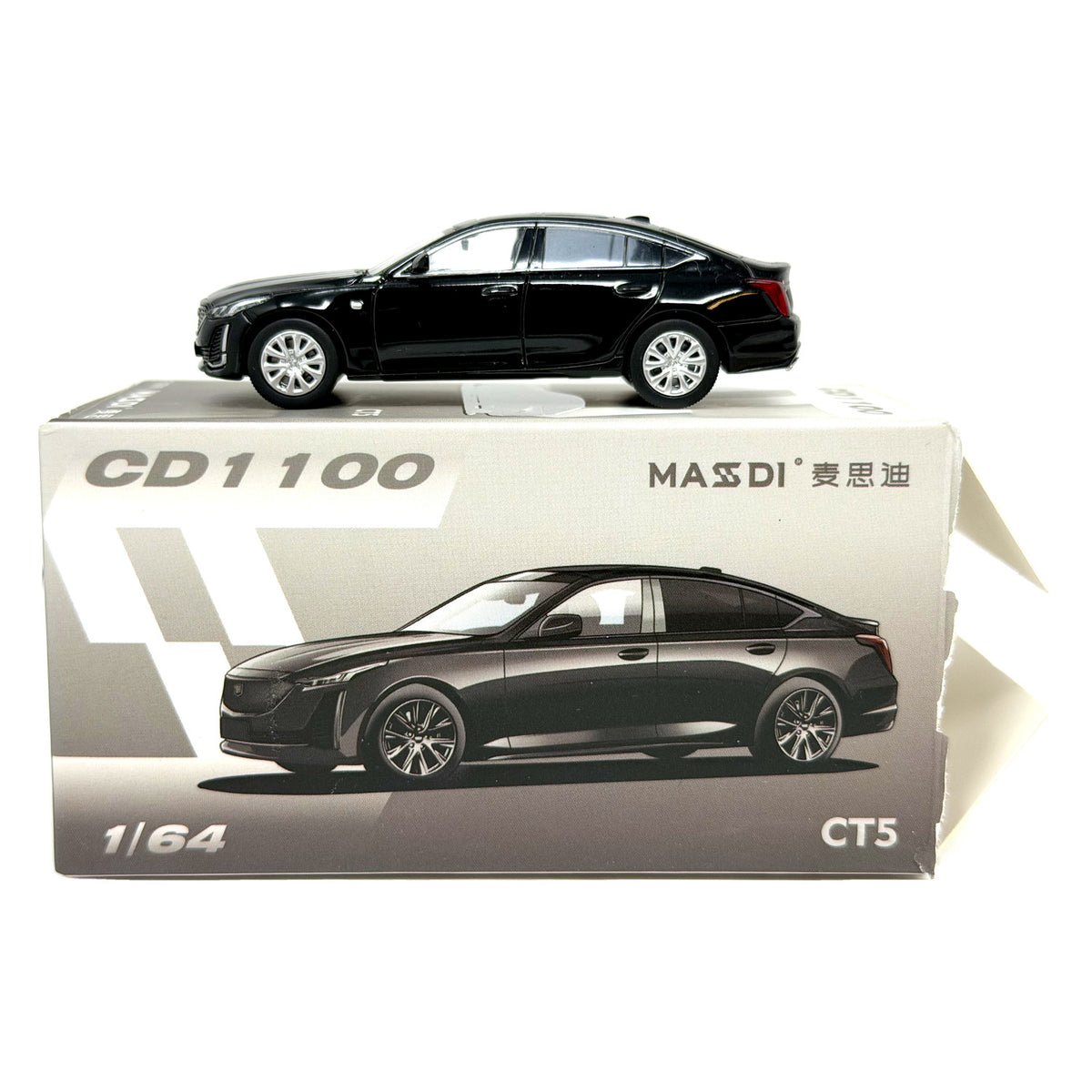 MASDI Cadillac CT5 Black 1:64 Diecast