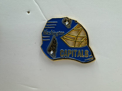 Washington Capitals Goalie Mask NHL Hockey Lapel Pin