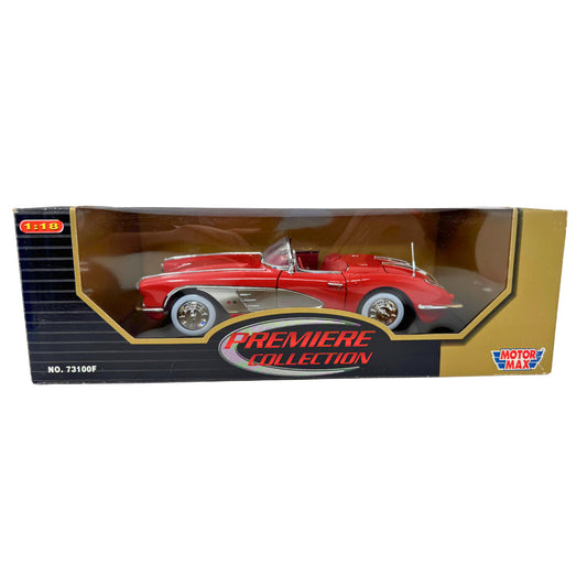 Motormax 1958 Chevrolet Corvette Premiere Collection 1:18 Diecast