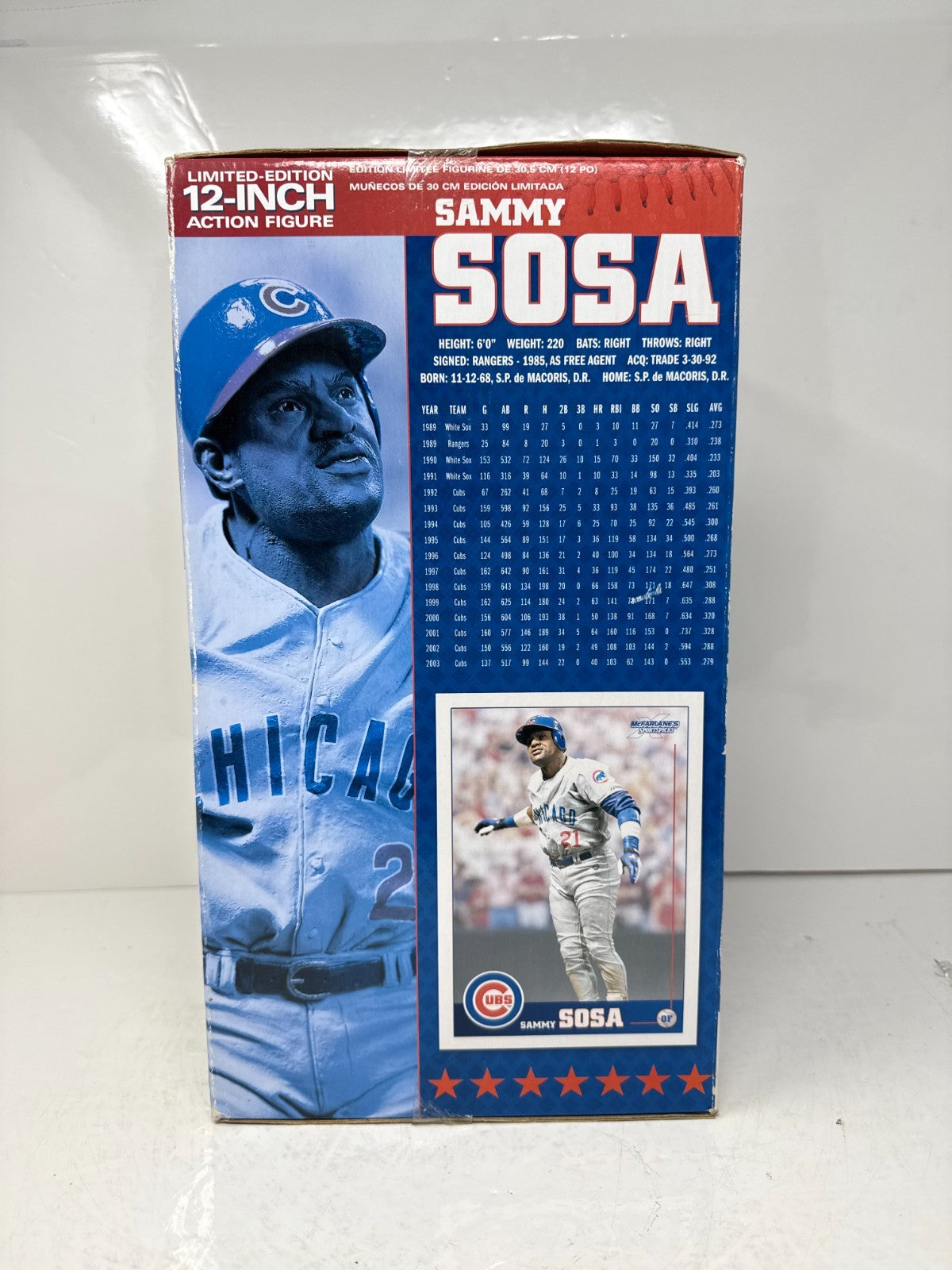 McFarlane MLB Sammy Sosa Chicago Cubs 12" Inch Baseball Figure