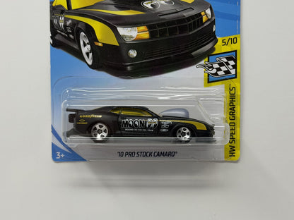 Hot Wheels Speed Graphics 2010 Chevy Pro Stock Camaro 1:64 Diecast Moon Eyes V3