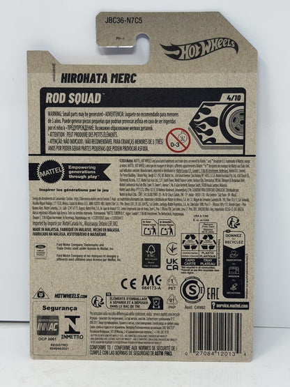 Hot Wheels Super Treasure Hunt Hirohata Merc Rod Squad 1:64 Diecast STH