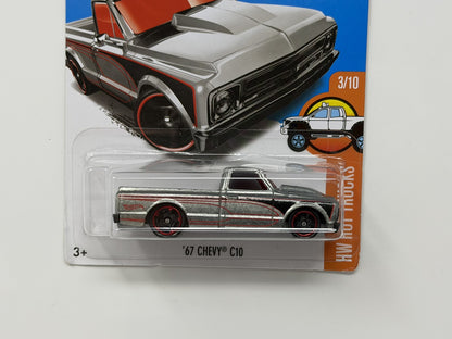 Hot Wheels ZAMAC HW Hot Trucks 1967 Chevy C10 1:64 Diecast