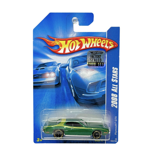 Hot Wheels 2008 All Stars Plymouth GTX 1:64 Diecast Factory Sealed